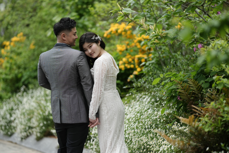 洋装スタジオ+パークスガーデンロケーション撮影