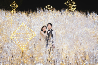 【光のウェディングフォト】パークスガーデンロケーション