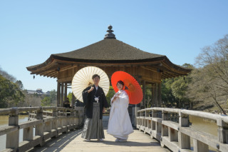 奈良公園和装ロケーション