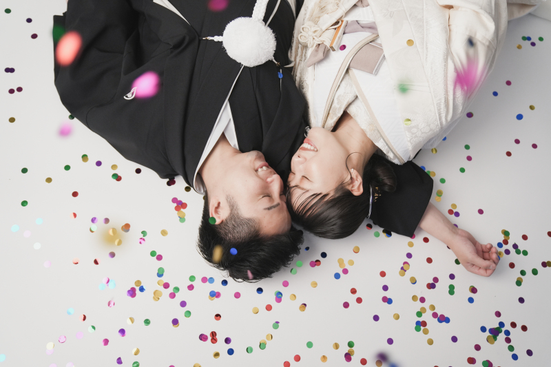 コンフェッティー写真