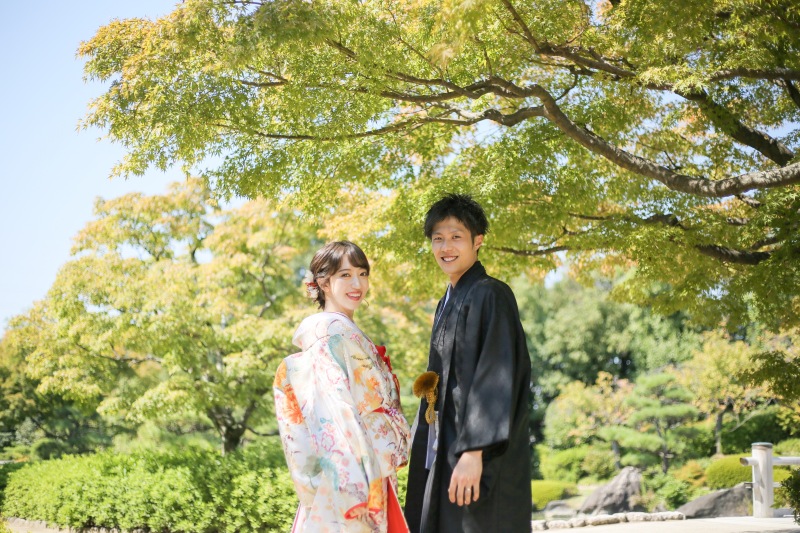 明るいお二人に合う快晴!