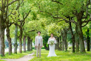 洋装鶴見緑地公園撮影◎