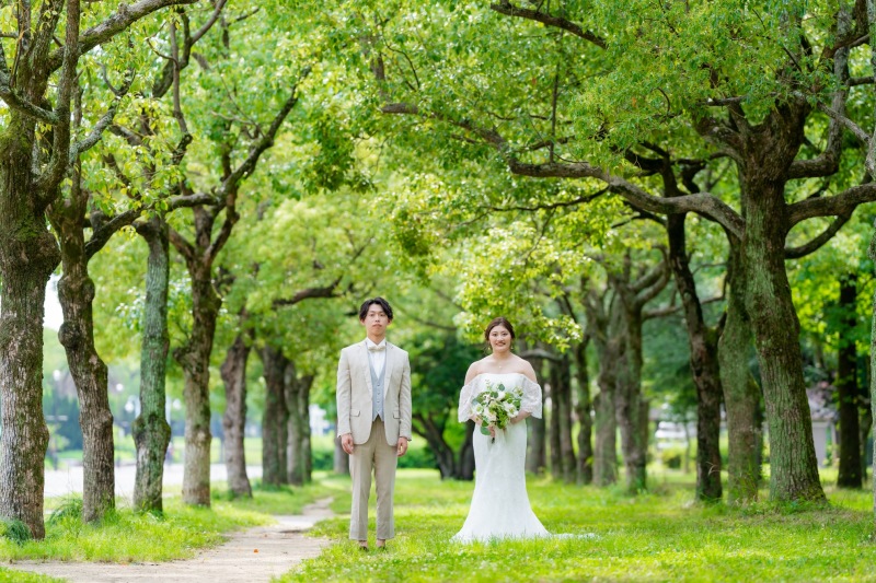 洋装鶴見緑地公園撮影◎