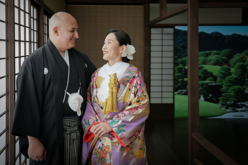 幸せそうなお二人