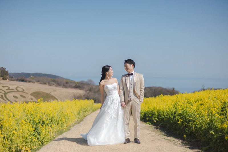 菜の花いっぱいに