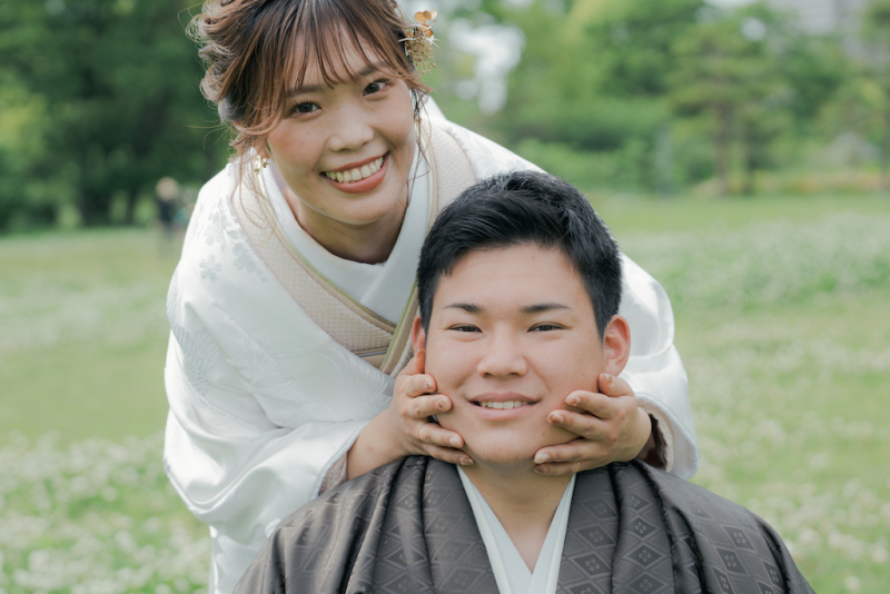 ぎゅっと寄ってみたり