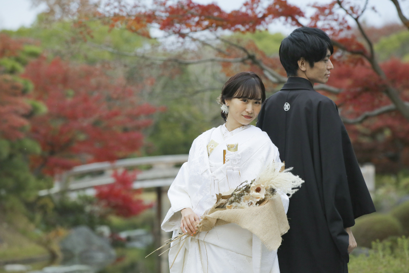 お持込のブーケ