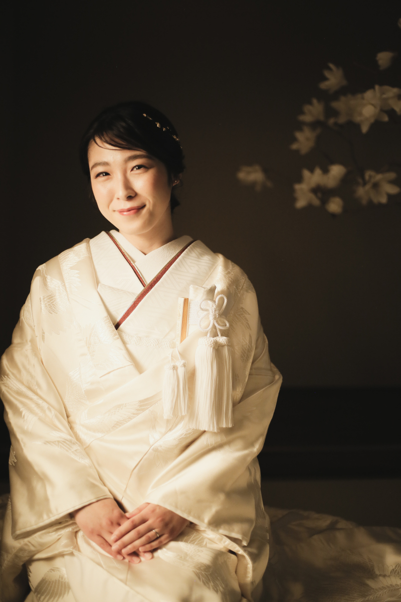 微笑む新婦さん