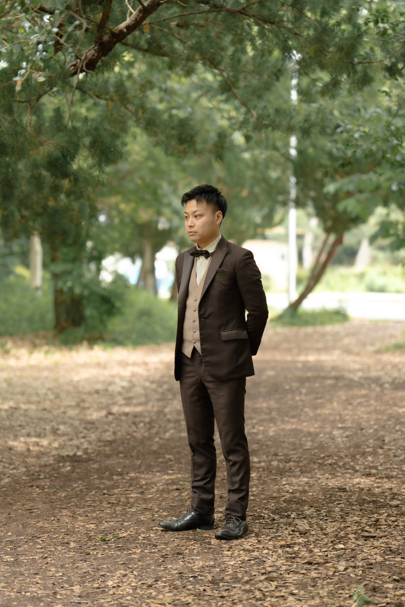 新郎様ソロショット