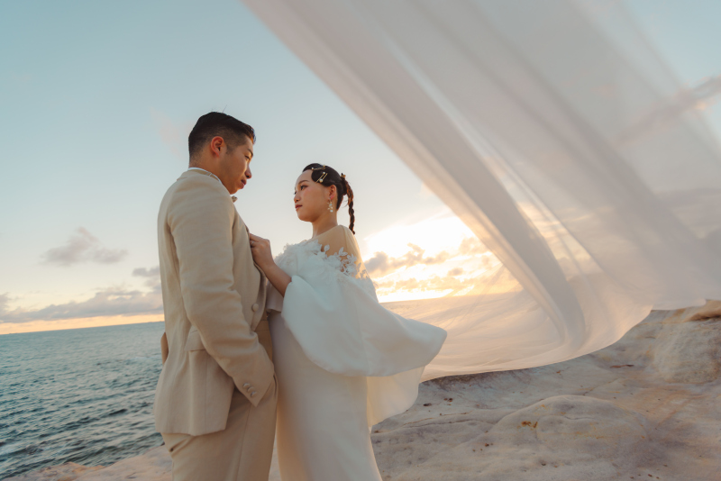 お二人のベールショット