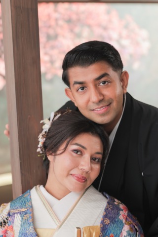 初めての着物でご結婚の記念を残す