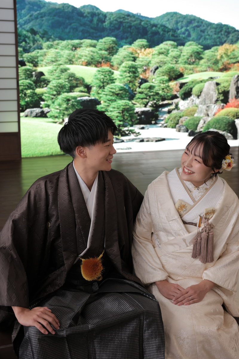 LEDを使って新緑の中で