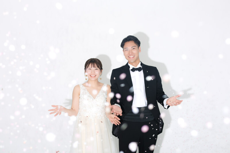 スタジオ撮影も