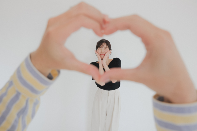 ハートの中に見つけた、とびきりの笑顔