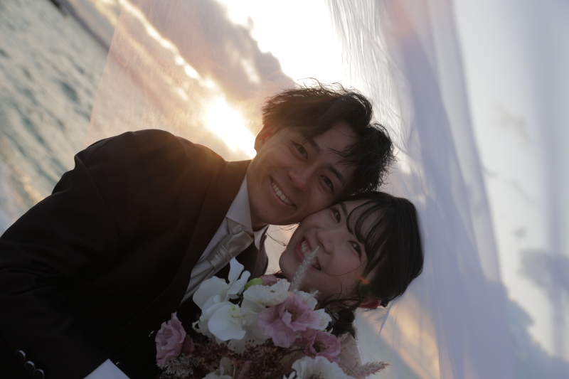 ベールの中に&hellip;♡ 