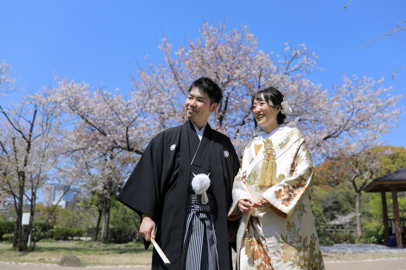 青空と桜のコラボレーション！