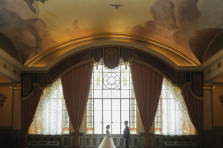 歴史感じる洋館でのロケーション