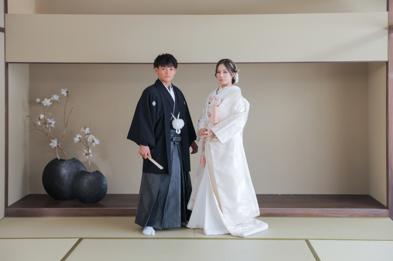 正式な立ち姿も、丁寧に