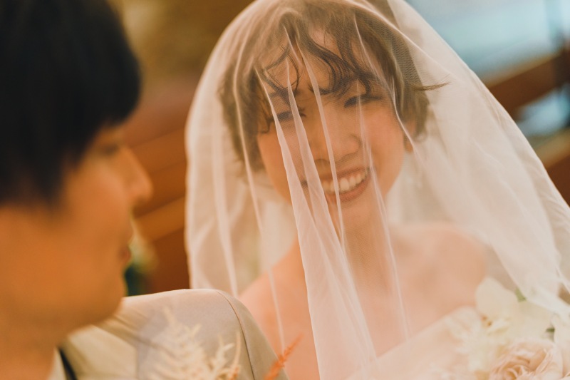 新婦さまも素敵な笑顔