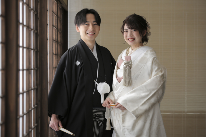 おふたりの笑顔、とっても素敵です♪