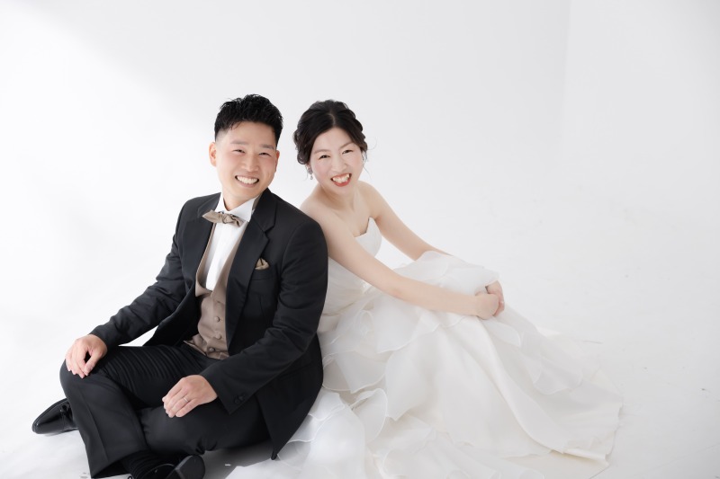 ポーズを変えて