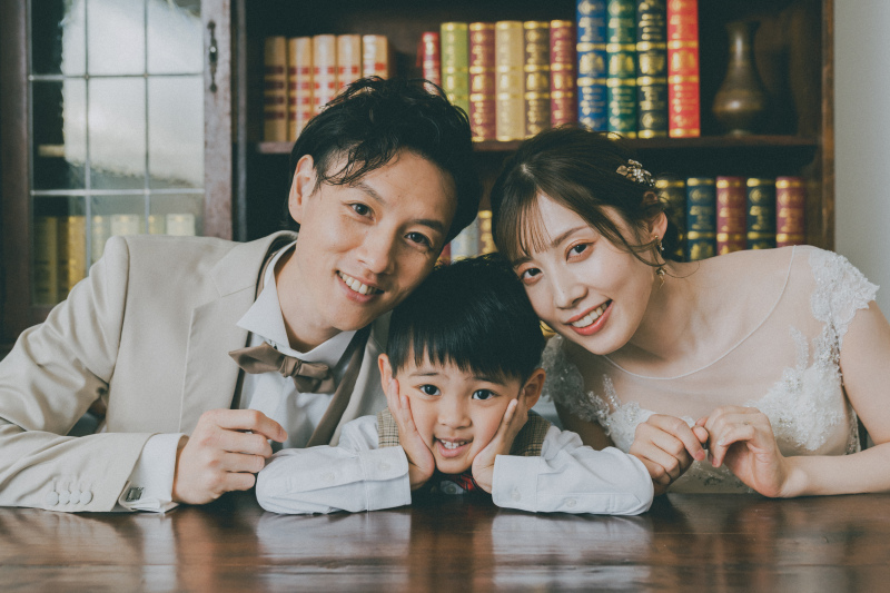 最後にはお子様と３人で！