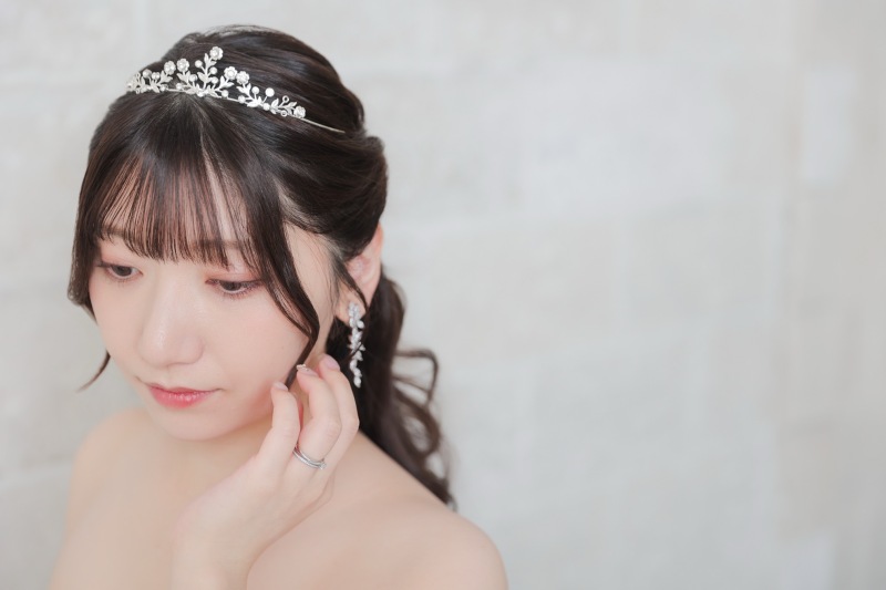 繊細なティアラ
