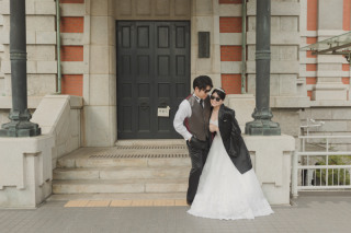 中之島での洋装ロケーション♡