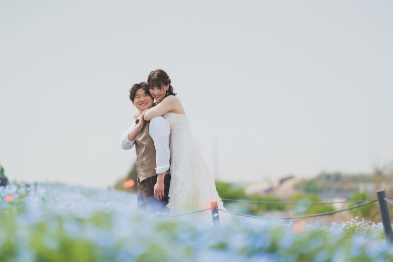 一面ブルーでした