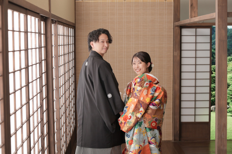 振り返りショット