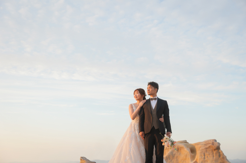 綺麗な空の下で