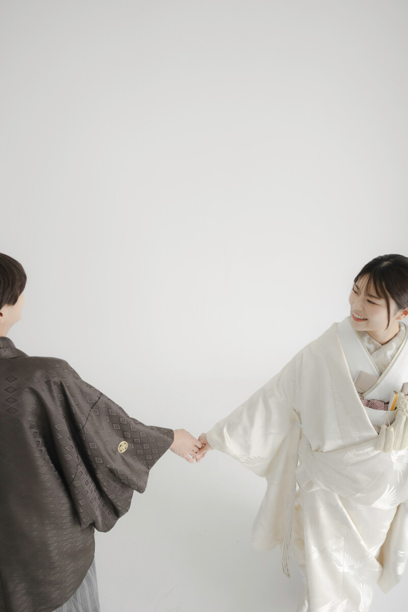 手繋ぎショット