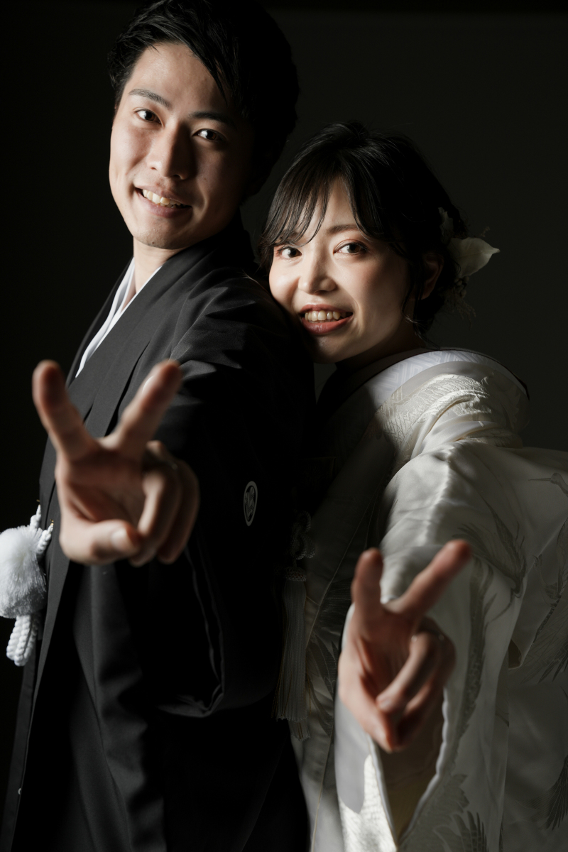 最後はピースで!