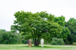 大仙公園洋装ロケーション撮影