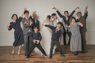 家族フォトウェディング