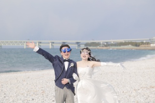 冬のマーブルビーチ