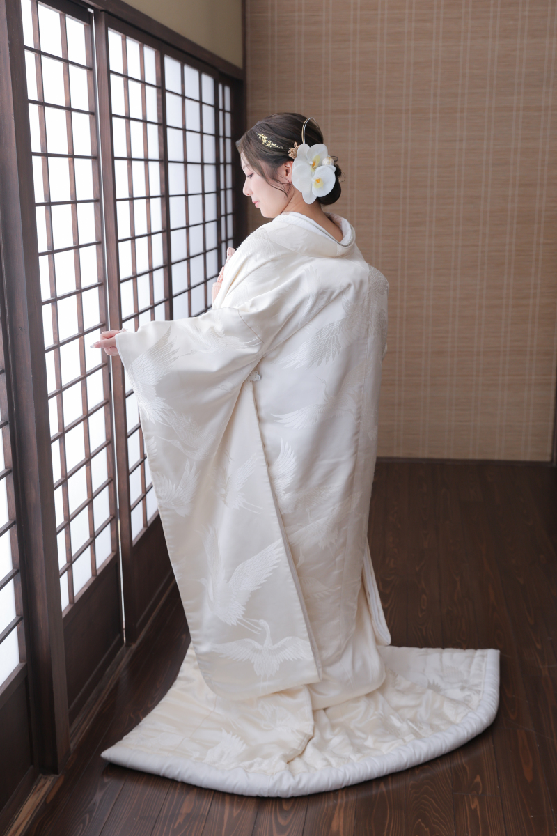 新婦様のソロカット:白無垢が似合いすぎる!