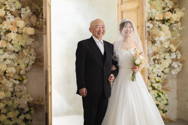 挙式の流れで撮影していきます