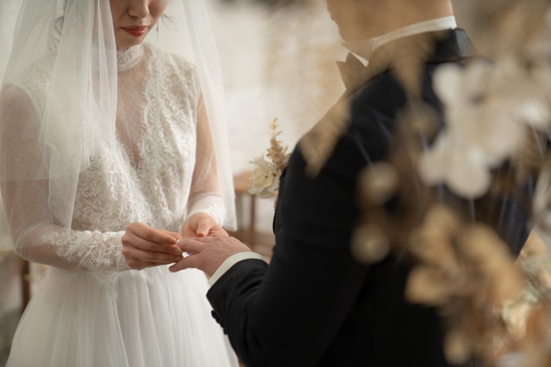 指輪の交換(ご新郎様側)