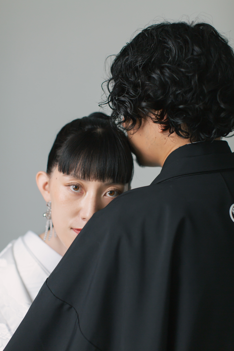 新婦様のアップ