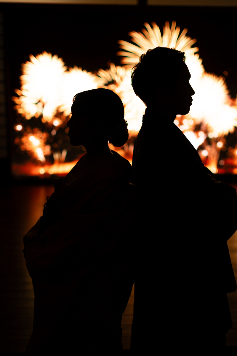 シルエット風に！