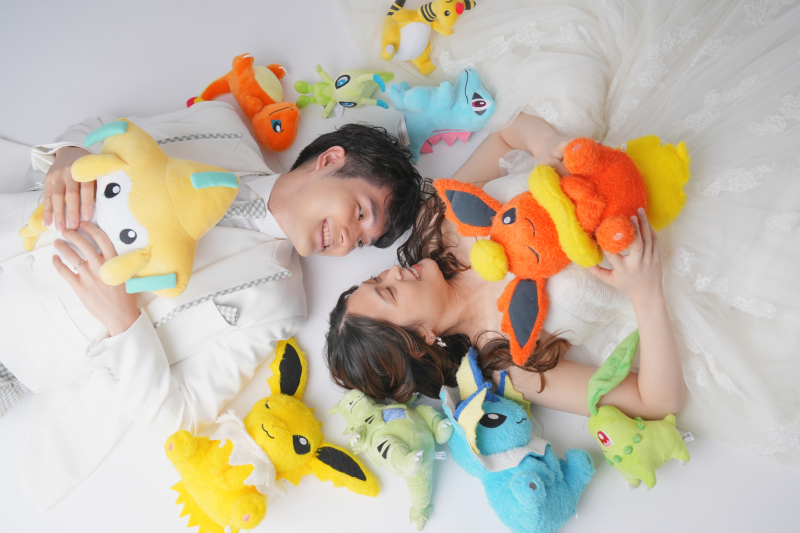 【お二人らしさ全開!】洋装スタジオPLUS+パークスガーデン