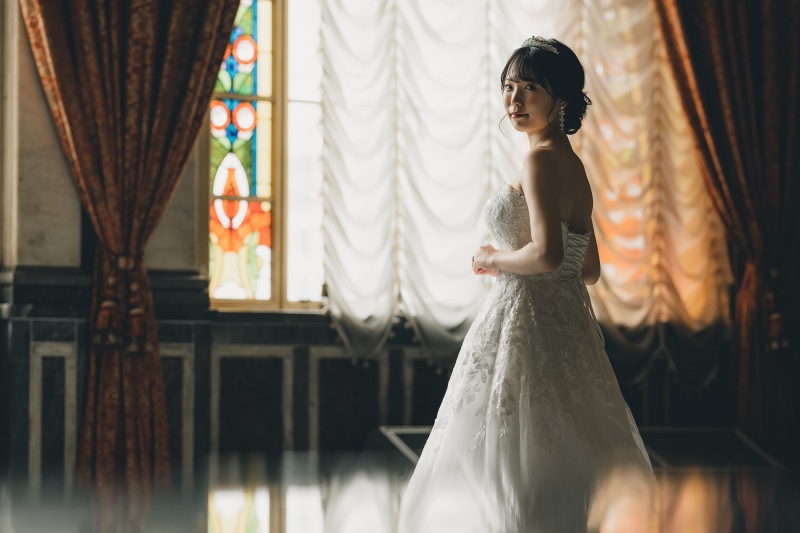 ステンドグラスと中之島