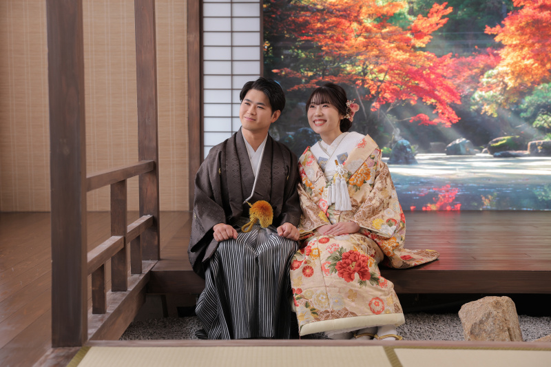 縁側のショット