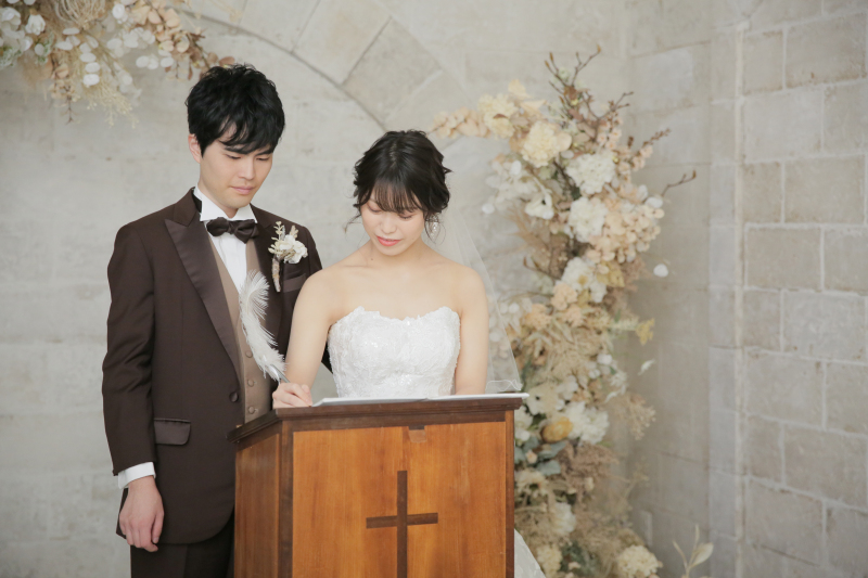 誓約書にサイン