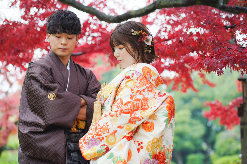 しっかり決めたポーズも