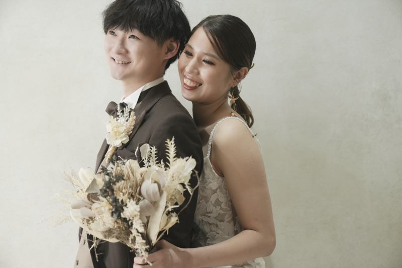 新郎新婦様も素敵な笑顔◎