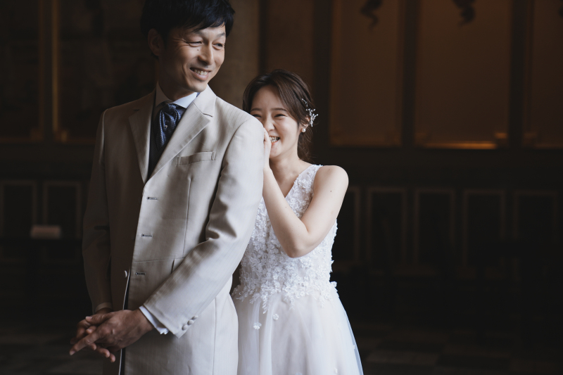 照れ笑いが可愛い♪