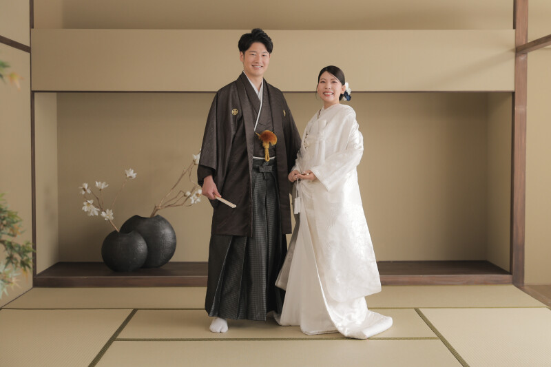 白無垢にチェンジ!