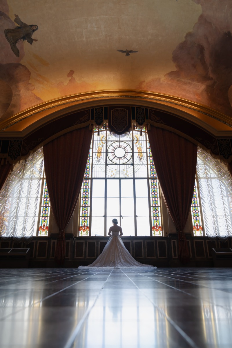 特別室ならではの壮大な写真も。